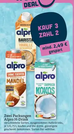 tegut Alpro H-Drink Angebot