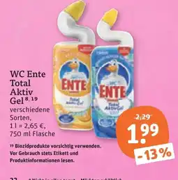 tegut WC Ente Total Aktiv Gel Angebot