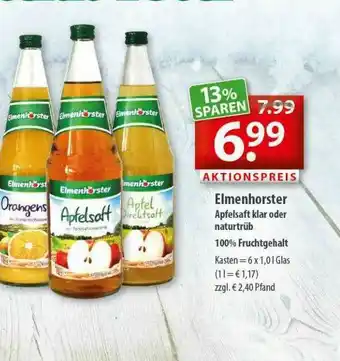 Getränkeland Elmenhorster Apfelsaft Klar Oder Naturtrüb Angebot