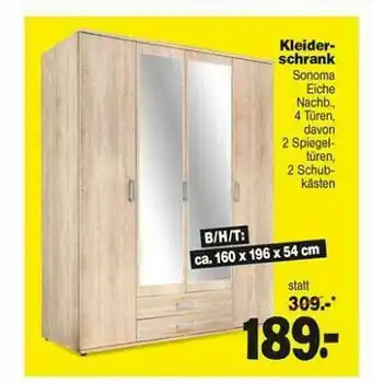 Repo Markt Kleider-schrank Angebot