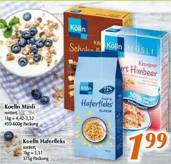 inkoop Kölln Müsli Oder Haferfleks Angebot