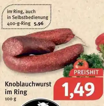 Feneberg Knoblauchwurst Im Ring Angebot