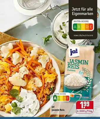 REWE Kaufpark Ja! Jasmin Reis Angebot