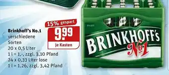 REWE Kaufpark Brinkhoff's No.1 Angebot