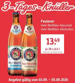 Gefako Paulaner Hefe-Weißbier Naturtrüb Angebot