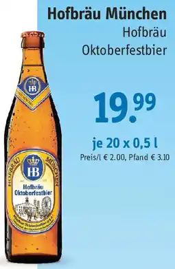 Gefako Hofbräu München Oktoberfestbier Angebot
