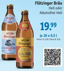 Gefako Flötzinger Bräu Hell oder Alkoholfrei Hell Angebot