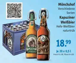 Gefako Mönchshof oder Kapuziner Weißbier Angebot