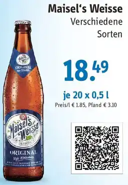 Gefako Maisel's Weisse Angebot