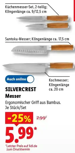 Lidl SILVERCREST Messer Angebot