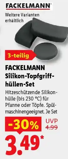 Lidl FACKELMANN Silikon-Topfgriffhüllen-Set Angebot