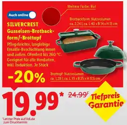 Lidl SILVERCREST Gusseisen-Brotbackform/Brotttopf Angebot