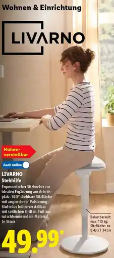 Lidl LIVARNO Stehhilfe Angebot