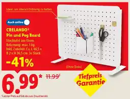 Lidl CRELANDO Pin und Peg Board Angebot