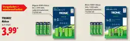 Lidl TRONIC Akkus Angebot