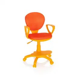 Netto Marken-Discount hjh OFFICE Kinderdrehstuhl KID COLOUR Stoff mit Armlehnen Angebot