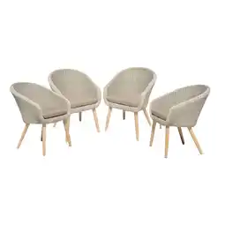 Netto Marken-Discount 4 x Stuhl ARVADA mit Auflage Angebot