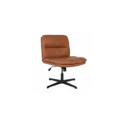 Netto Marken-Discount HOME DELUXE Retro-Drehstuhl höhenverstellbar LUYA - Braun/Cognac Angebot
