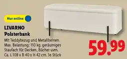 Lidl LIVARNO Polsterbank Angebot