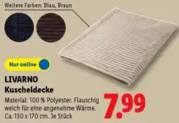 Lidl LIVARNO Kuscheldecke Angebot