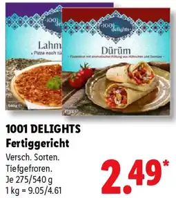Lidl 1001 DELIGHTS Fertiggericht Angebot