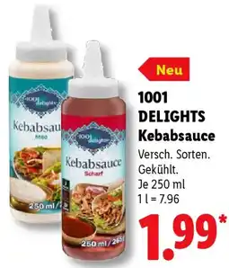 Lidl 1001 DELIGHTS Kebabsauce Angebot
