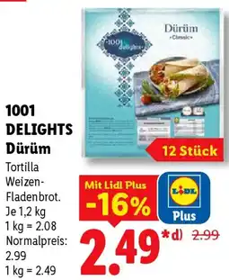 Lidl 1001 DELIGHTS Dürüm Angebot