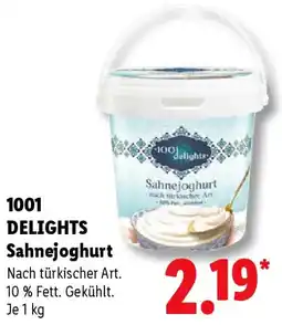 Lidl 1001 DELIGHTS Sahnejoghurt Angebot