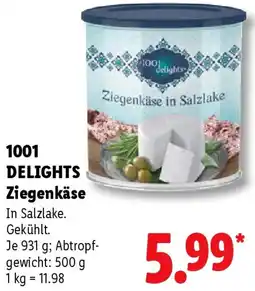 Lidl 1001 DELIGHTS Ziegenkäse Angebot