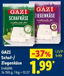 Lidl GAZI Schaf/Ziegenkäse Angebot