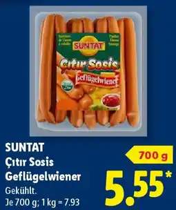 Lidl SUNTAT Çitir Sosis Geflügelwiener Angebot