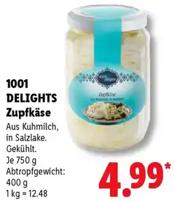 Lidl 1001 DELIGHTS Zupfkäse Angebot
