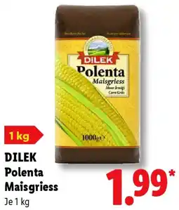 Lidl DILEK Polenta Maisgries Angebot