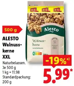 Lidl ALESTO Walnusskerne XXL Angebot