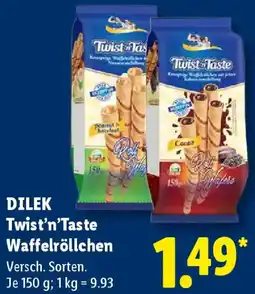 Lidl DILEK Twist'n'Taste Waffelrölchen Angebot