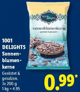 Lidl 1001 DELIGHTS Sonnenblumenkerne Angebot