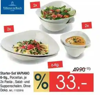 Zurbrüggen Starter-set Vapiano 6-tlg Angebot