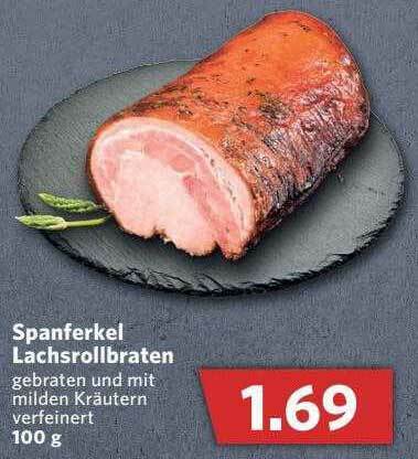 Spanferkel Lachsrollbraten Angebot bei Combi