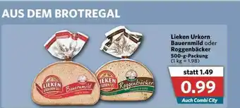 Combi Liekern Urkorn Buarnmild Oder Roggenbäcker Angebot