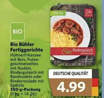 Combi Bio Bühler Fertiggerichte Angebot