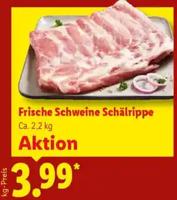 Lidl Frische Schweine Schälrippe Angebot