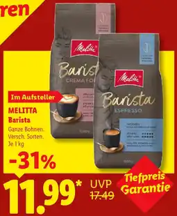 Lidl Melitta Barista Angebot