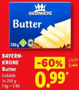 Lidl BAYERNKRONE Butter Angebot