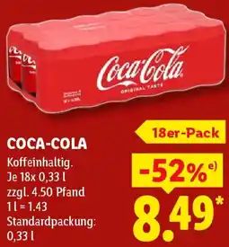 Lidl Coca-Cola Angebot