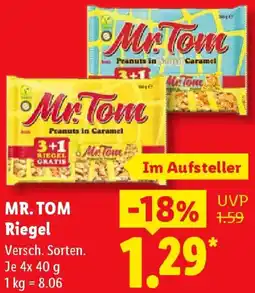 Lidl MR. TOM Riegel Angebot