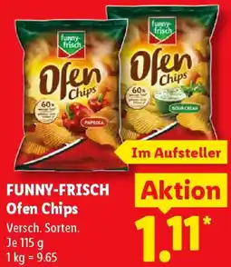 Lidl FUNNY-FRISCH Ofen Chips Angebot