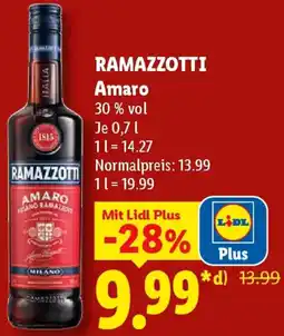 Lidl RAMAZZOTTI Amaro Angebot