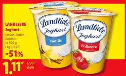 Lidl Landliebe Joghurt Angebot