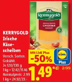 Lidl KERRYGOLD Irische Käsescheiben Angebot