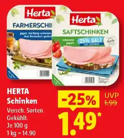 Lidl HERTA Schinken Angebot